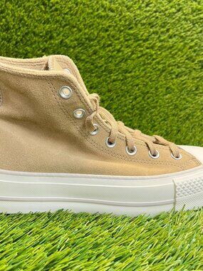 Converse Chuck Taylor All Star Lift Womens Size 7.5 Khaki Athletic Shoes Sneaker